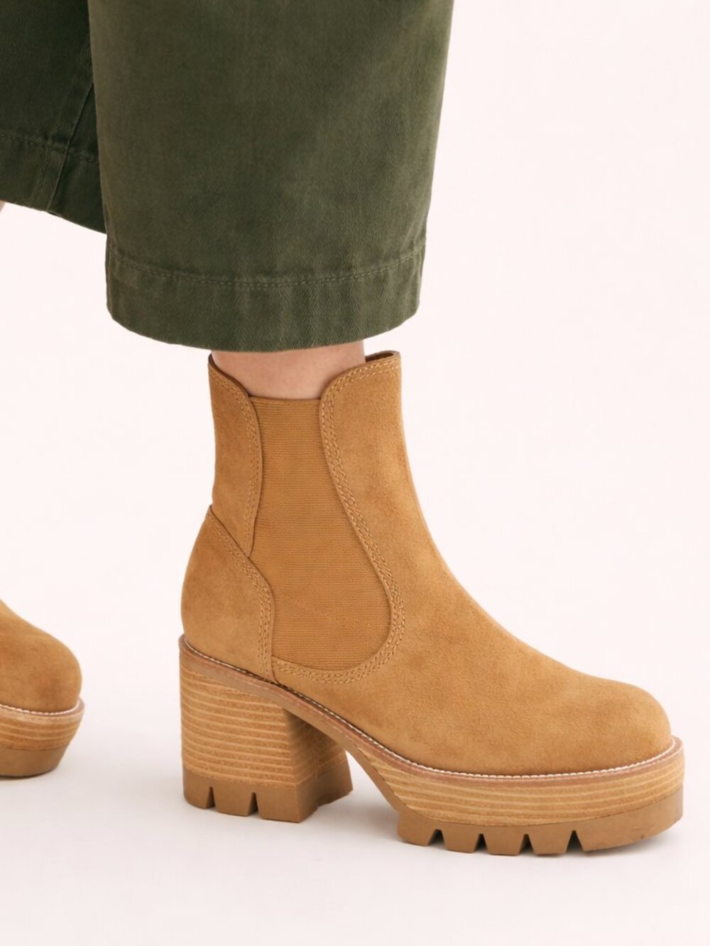 Jeffrey Campbell x Free People Preston Platform Ankle Boots Size 10